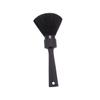 Mikinona Professional Soft-Fiber Neck Duster Brush, Large Black Barber Brush with Round Handle view 1