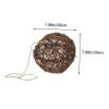 TOYANDONA Rattan Ball Bird Nesting Material with Iron Wire for Hanging Outdoors view 2