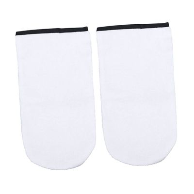 Cotton Wax Mitts, 1 Pair for Wax Baths, White