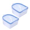 2-Piece PP Hand Soaking Bowls, Blue Manicure Bowls for Hand Care view 1