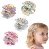 WRITWAA Shell Hair Accessories, 4 Small Acetate Claw Clips with Shell Appliques for Women and Teens view 1