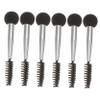 VALICLUD Aluminum and Sponge Makeup Applicators for Precise Application, Double-Ended Eyeshadow Brushes, 6 Pieces view 1
