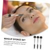 VALICLUD Aluminum and Sponge Makeup Applicators for Precise Application, Double-Ended Eyeshadow Brushes, 6 Pieces view 4
