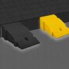MYRTFK Portable Curb and Threshold Ramps, Heavy-Duty Mobility Ramps, Black, 25 x 27 x 13 cm view 4