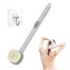 TUKRPQMRI Long-Handle Bath Brush with Soap Dispenser, Gray (533) view 1