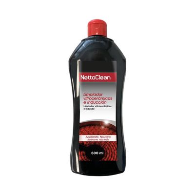 Glass and Ceramic Cooktop Cleaner, Creamy Texture, 600 ml, 4-Pack