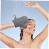 2 Exfoliating Gloves for Body and Shoulders, Felt, Heat-Resistant view 3