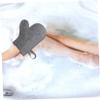 2 Exfoliating Gloves for Body and Shoulders, Felt, Heat-Resistant view 4