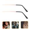 HOUDERCO Metal Eyeglass Temples, 2 Pairs, Non-Slip Replacement Arms view 2