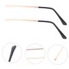 HOUDERCO Metal Eyeglass Temples, 2 Pairs, Non-Slip Replacement Arms view 3