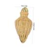 COLLBATH Hanging Bamboo Insect Cage for Crickets and Grasshoppers view 2