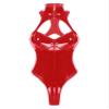 GRRKDFQ Sexy Women's Sleeveless Zipper Crotch-Cutout Costume, Red, XL view 2