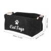 FUTUREORYY Felt Storage Box with Wooden Handles view 2