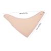SWOOMEY 2-Pack Cotton Triangle Bibs, Breathable and Absorbent Baby Bibs for Toddlers view 2