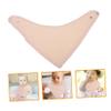 SWOOMEY 2-Pack Cotton Triangle Bibs, Breathable and Absorbent Baby Bibs for Toddlers view 3