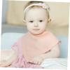 SWOOMEY 2-Pack Cotton Triangle Bibs, Breathable and Absorbent Baby Bibs for Toddlers view 4