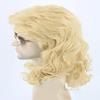 Lucoacos 80s Mullet Wig for Men, Golden Yellow Heavy Metal Punk Rock Party Costume Wig view 4