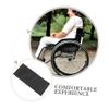 BESTYASH Removable Black PVC Wheelchair Backrest Cushion view 4