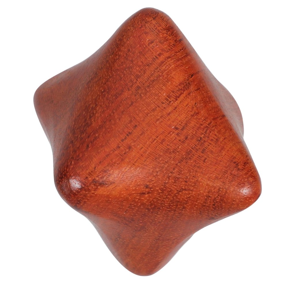 VALICLUD Wooden Hexagonal Baoding Massage Ball for Hand Massage