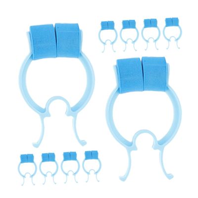 VALICLUD 5-Piece Plastic and Foam Nose Clips for Nosebleed Stopping, Nose Shaping, Breathing Exercises, Swimming, Sports, and Everyday Use