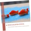 Mobestech 15-Piece Aquarium Decor Resin Ornaments Goldfish Statue view 3
