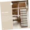 Milisten Hamster Hideout with Foldable Ladder, Beige view 3