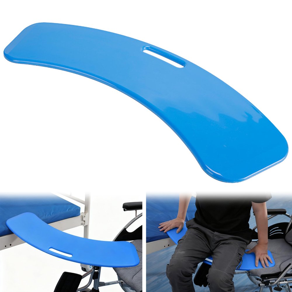 Transfer Board for Wheelchair Users and Patients, Blue