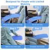 Transfer Board for Wheelchair Users and Patients, Blue view 4