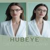 Hubeye 2-Pair Half-Moon Reading Glasses for Women and Men, Green Stripes, Half-Rim, Spring Hinges, +2.50 view 2
