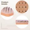 byepica Stroke Recovery Wooden Pegboard, 36 Steel Rods for Hand-Eye Coordination and Fine Motor Skills view 2