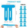 Pre-Cut Kinesiology Tape for Knee Support, Black, 20 Pieces view 3