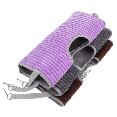 JOINPAYA 3-Piece Plush and Fabric Chinchilla Hammock Set