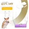 JOINPAYA 3-Piece Plush and Fabric Chinchilla Hammock Set view 4