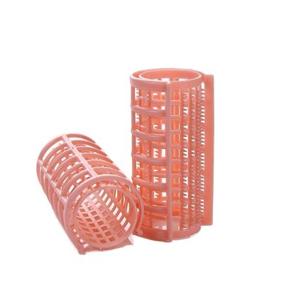 XPJYUA Hair Rollers, 6 Pcs Heatless Plastic Curlers for Loose Curls, Root Perm Rods and Bangs Styling, Orange, 3.6 cm