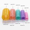 XPJYUA Hair Rollers, 6 Pcs Heatless Plastic Curlers for Loose Curls, Root Perm Rods and Bangs Styling, Orange, 3.6 cm view 2