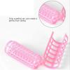 XPJYUA Hair Rollers, 6 Pcs Heatless Plastic Curlers for Loose Curls, Root Perm Rods and Bangs Styling, Orange, 3.6 cm view 3