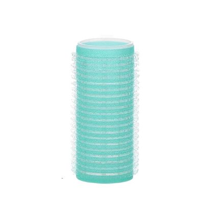 XPJYUA Hair Rollers, 6-Piece Heatless Curlers with Self-Adhesive Hook, Salon-Style Jumbo Styling Tools, Green, 2.5 cm