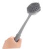 2-in-1 Double-Sided Silicone Body Brush with Long Handle view 4