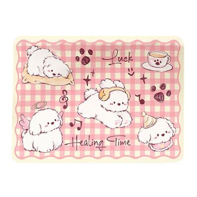Pet Feeding Mat, Waterproof for Dogs and Floors, Non-Slip, 30 x 40 cm