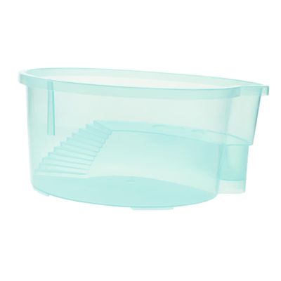 ibasenice Small Turtle and Reptile Tank, Green Plastic