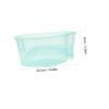 ibasenice Small Turtle and Reptile Tank, Green Plastic view 2