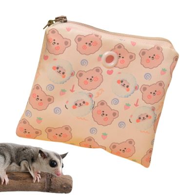 Sugar Glider Carrier Bag - Small Animal Travel Carrier | Breathable, Bite-Resistant Pet Pouch for Hedgehogs, Chinchillas and Squirrels