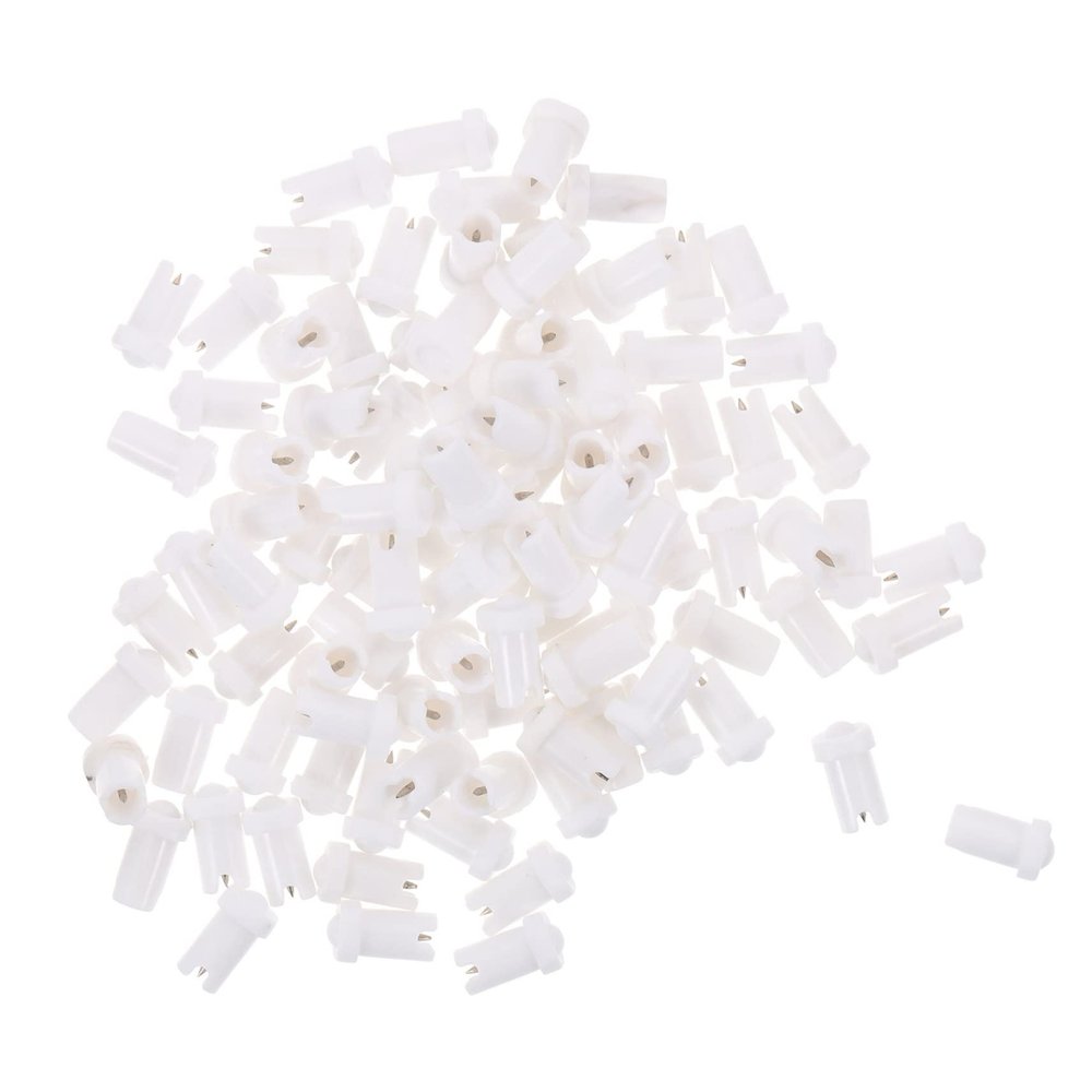 ELAYARD 100-Piece Eyelash Glue Bottle Needles, PP and Stainless Steel