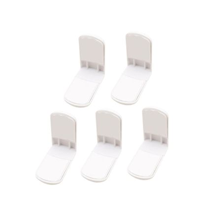 Supvox 10-Pack Self-Adhesive Child Safety Locks for Cabinets