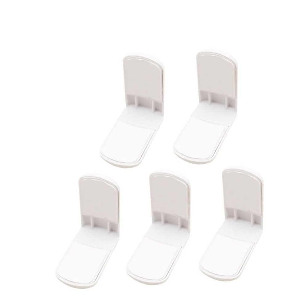 Supvox 10-Pack Self-Adhesive Child Safety Locks for Cabinets