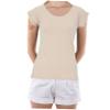 ERINGOGO Women's Sweat-Absorbing Underarm Vest, Long, Skin-Tone view 4