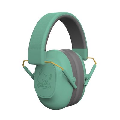 KIDYWOLF KIDYNOISE Green - Foldable Hearing Protection for Kids, 25 dB, Ages 5+
