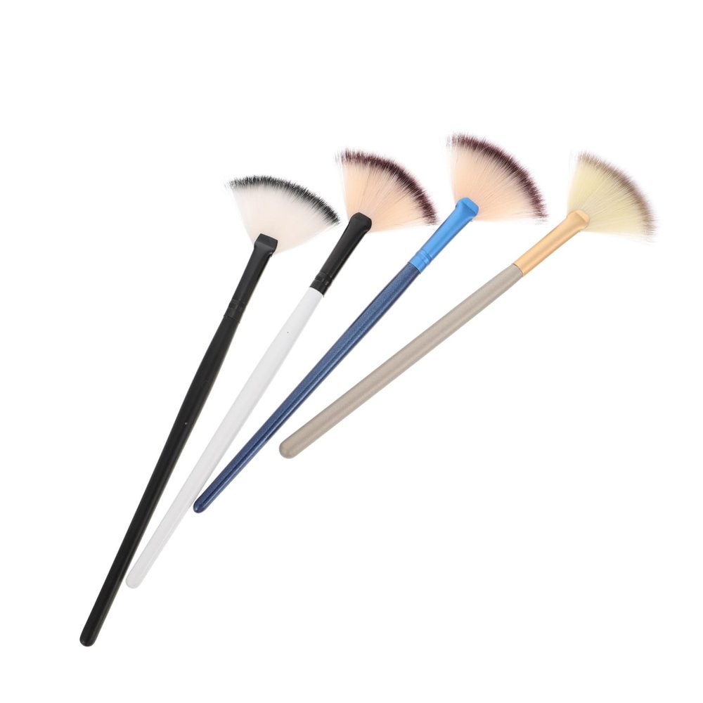 VICASKY 4-Piece Facial Mask Brushes with Wooden Handles