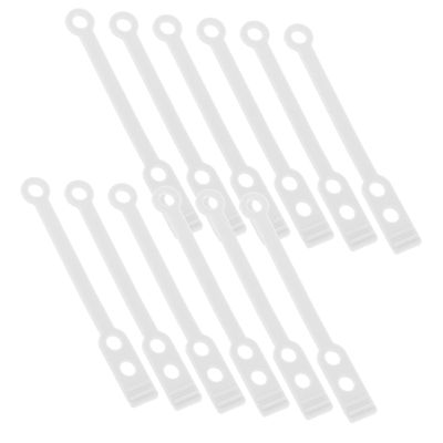 Rubber Perm Rods, White Rollers for Salon and DIY Use
