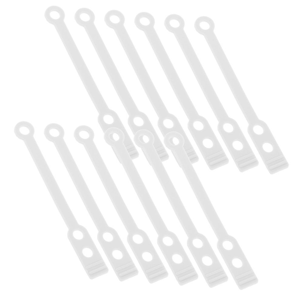 Rubber Perm Rods, White Rollers for Salon and DIY Use